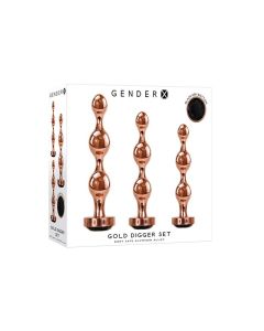 Gender X Gold Digger Set - Rose Gold/Black